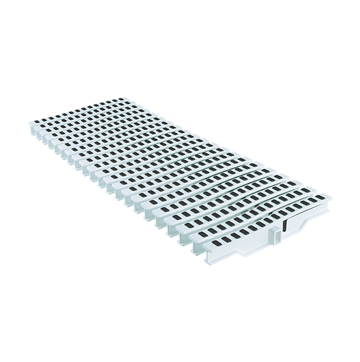 Túlfolyó rács egyenes antracit 250mm