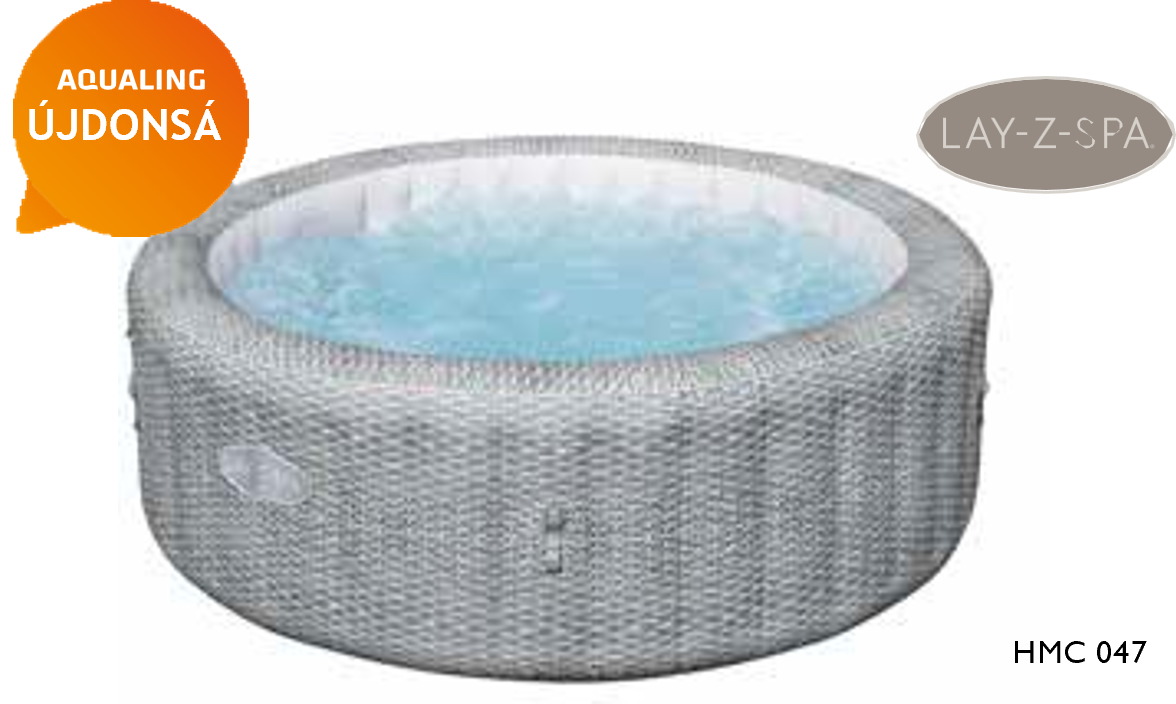 Bali Airjet felfújható masszázsmedence 4-6 személyes Ø 196 × 71 cm,