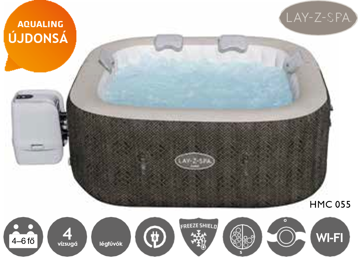 Cabo Hydrojet masszázsmedence 180 × 180 × 71 cm