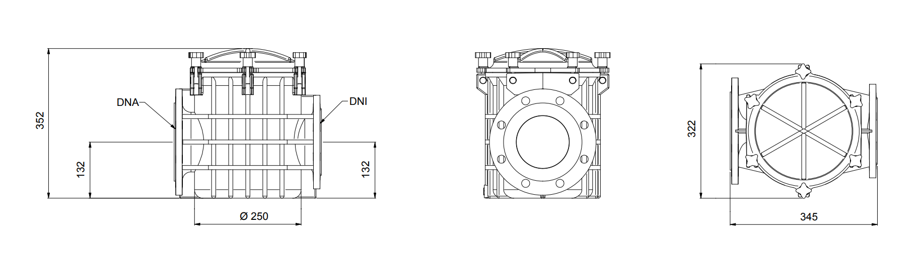 Előszűrő Giant H DN 100/100 11L – galéria