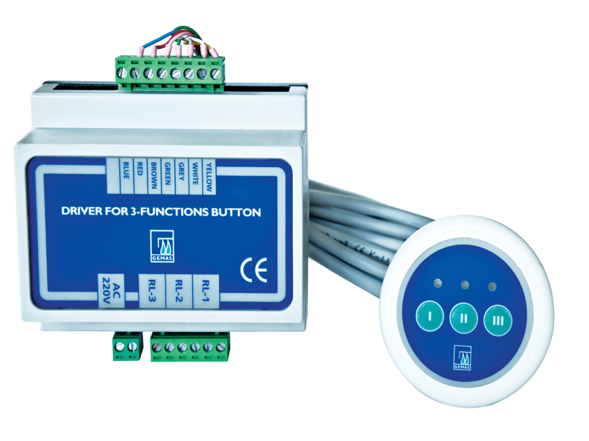 Vezérlő, 3 funkciós nyomógombhoz – galéria