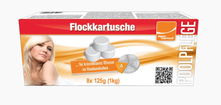 Aquacorrect Superflock tasakos 8 x 125g  1 kg