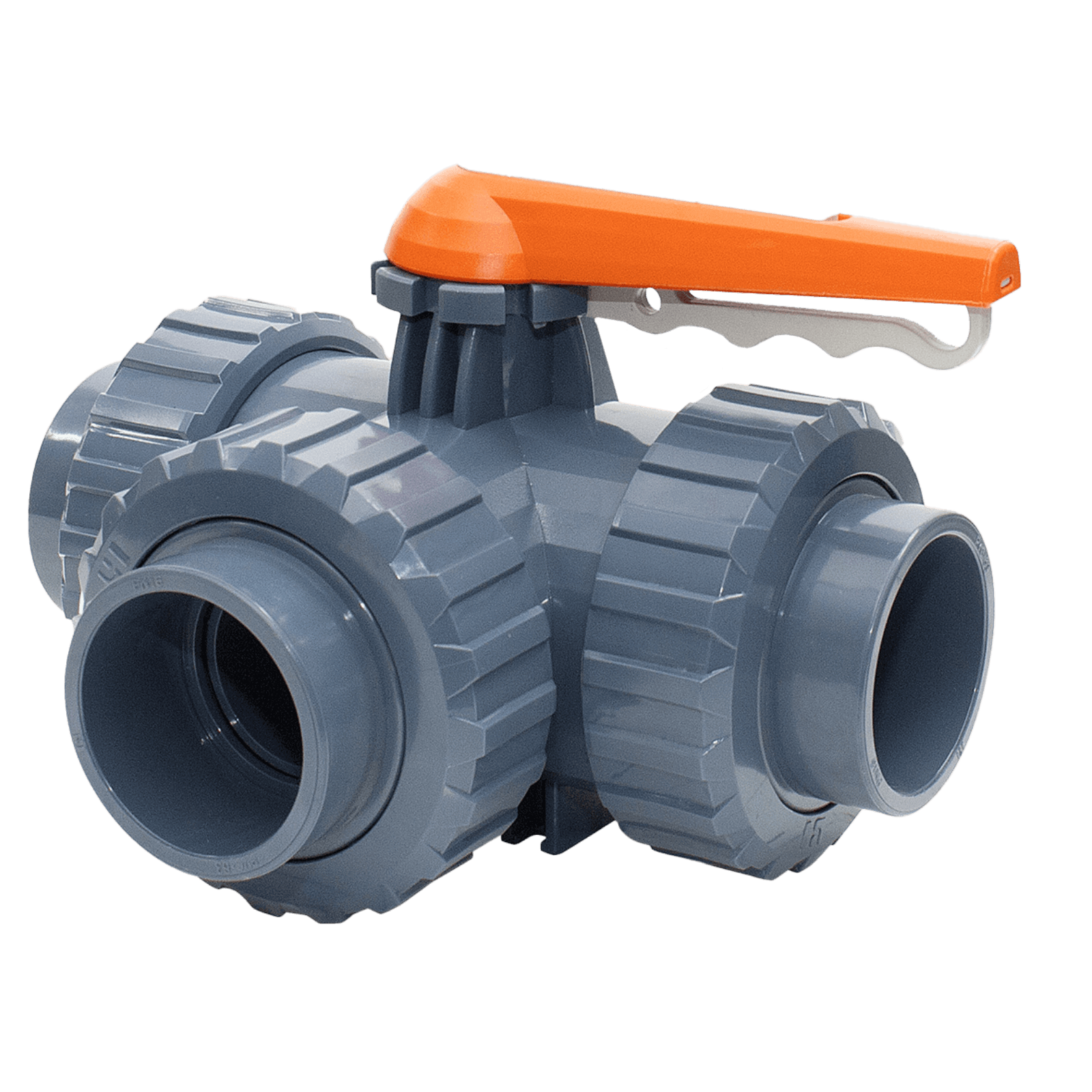 Golyóscsap 3 utas PTFE "L" D63