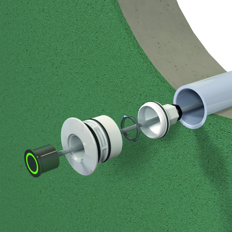 Falátvezetés ABS piezo nyomógombhoz ABS