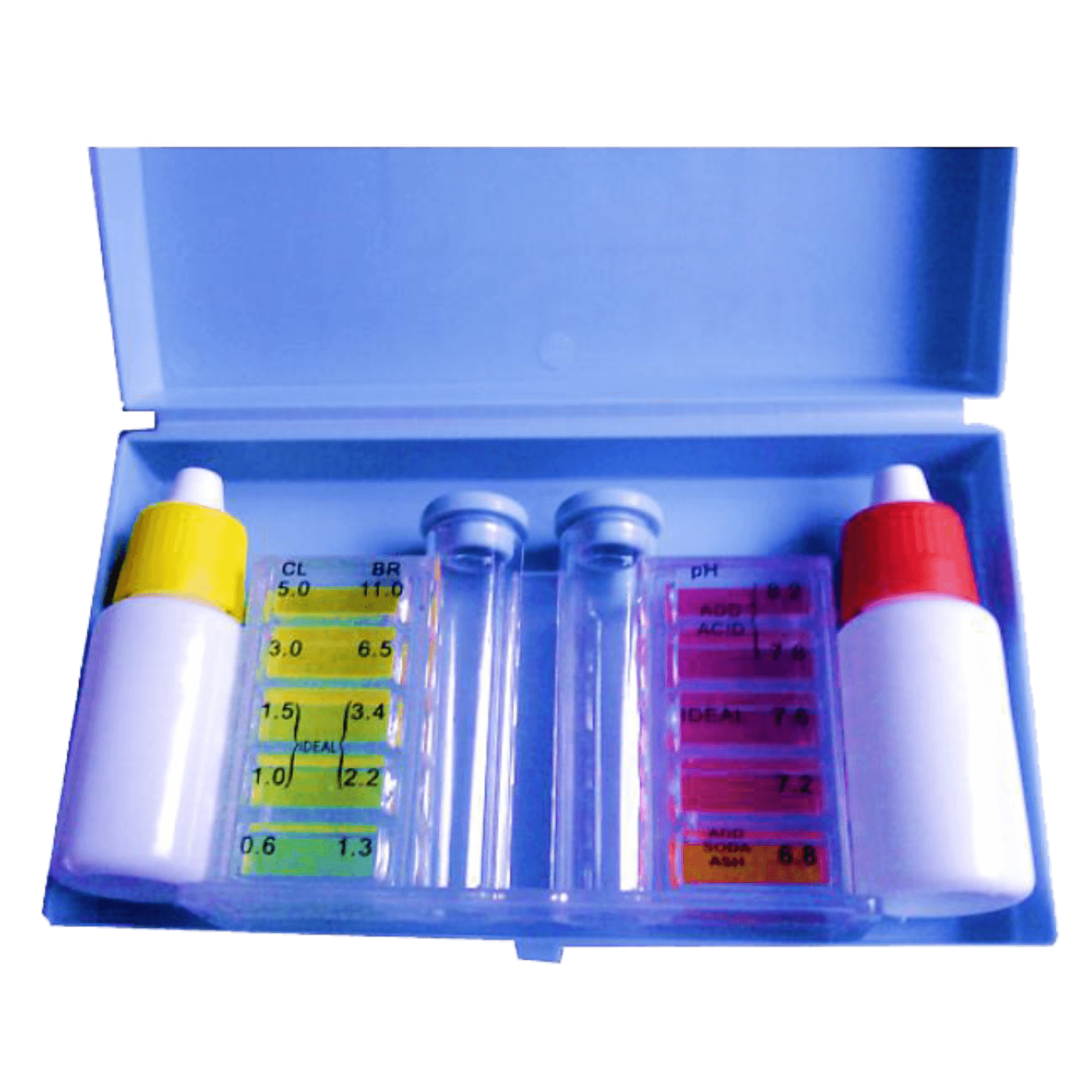 Vízelemző, folyadékos pH & FrCl/Br