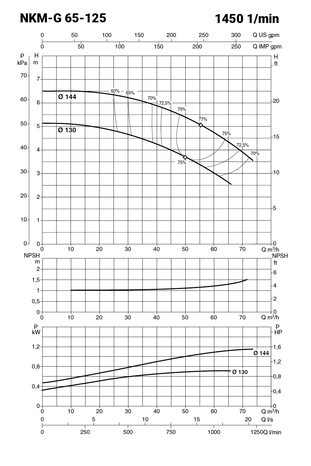 IE3 NKM-G 65-125/144 400/690V – galéria