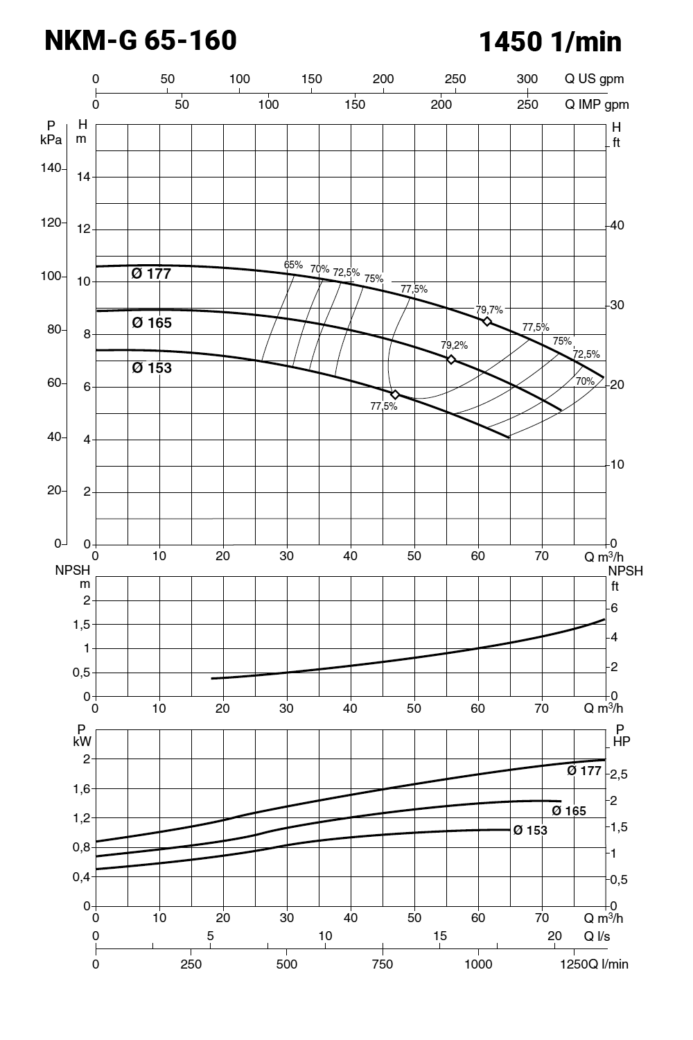 IE3 NKM-G 65-160/153 400/690V – galéria
