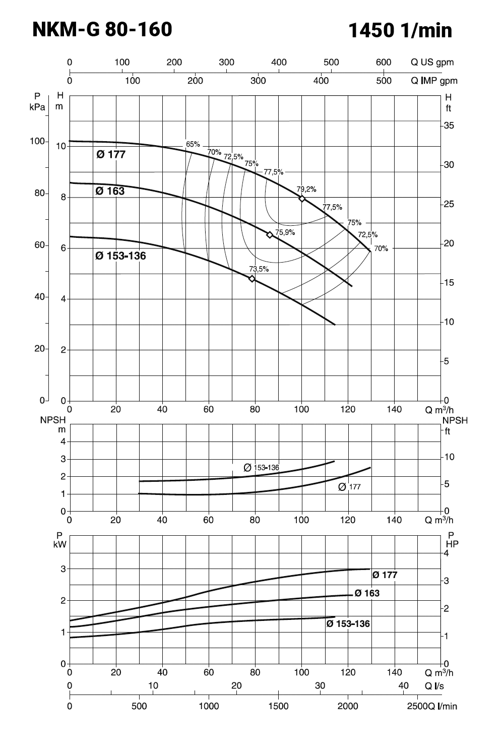 IE3 NKM-G 80-160/177 400/690V – galéria